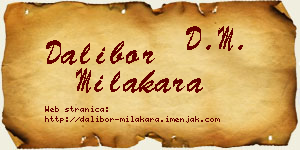 Dalibor Milakara vizit kartica